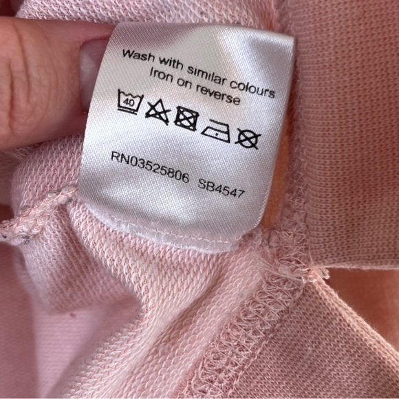 Sweaty Betty Pink Chelsea Pullover Cropped Sweater, Size Large,‎ GUC - Picture 5 of 10
